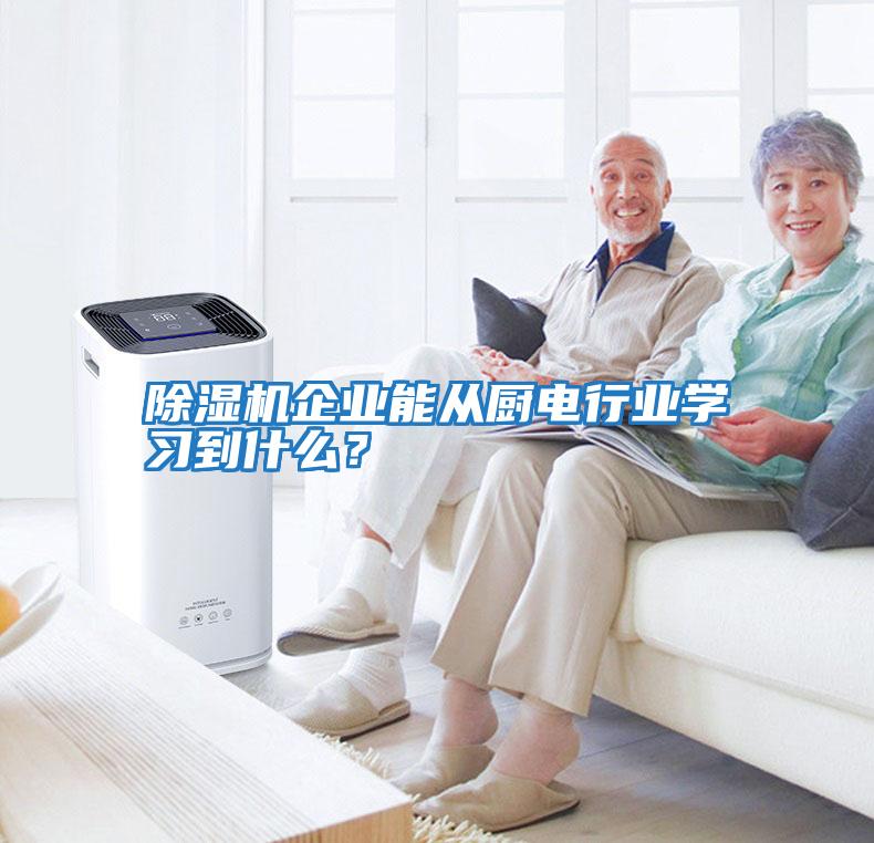 除濕機(jī)企業(yè)能從廚電行業(yè)學(xué)習(xí)到什么？