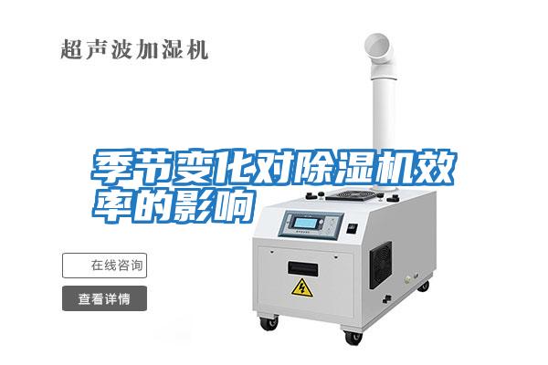 季節(jié)變化對除濕機(jī)效率的影響