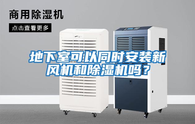 地下室可以同時安裝新風機和除濕機嗎？