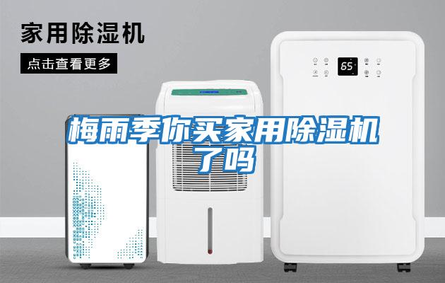 梅雨季你買家用除濕機(jī)了嗎