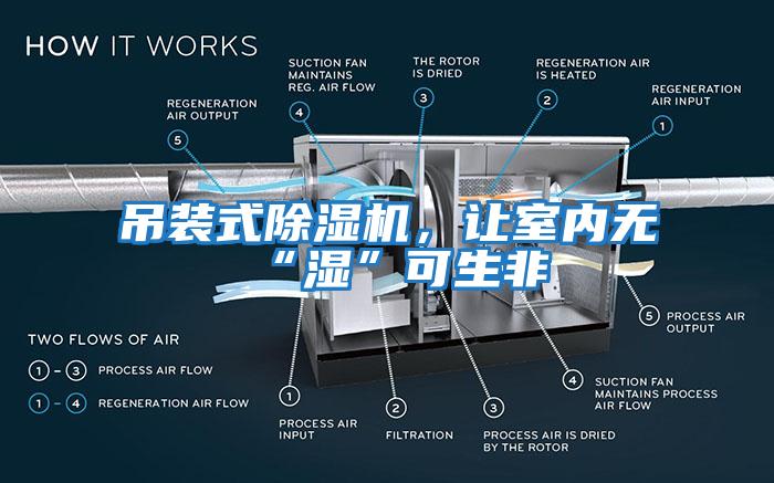 吊裝式除濕機(jī)，讓室內(nèi)無“濕”可生非