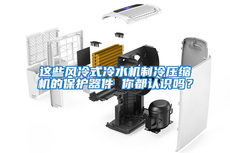 這些風冷式冷水機制冷壓縮機的保護器件 你都認識嗎？