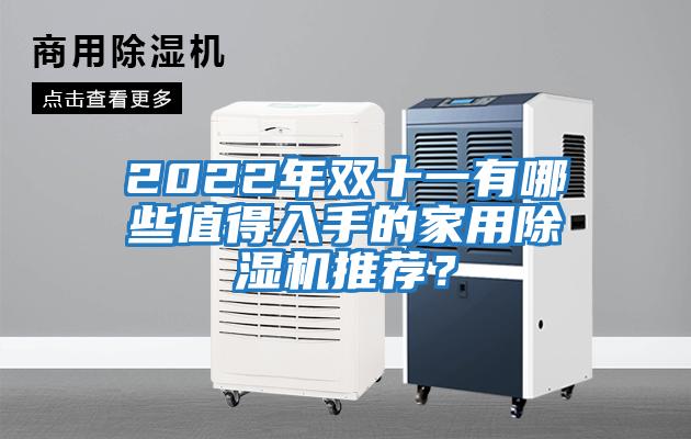 2022年雙十一有哪些值得入手的家用除濕機(jī)推薦？