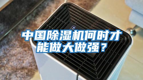 中國除濕機(jī)何時才能做大做強(qiáng)？