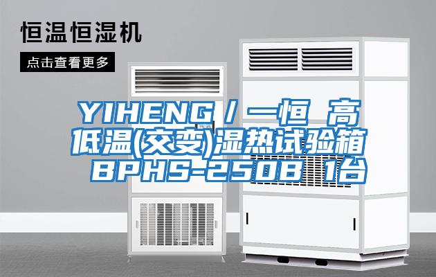 YIHENG／一恒 高低溫(交變)濕熱試驗箱 BPHS-250B 1臺