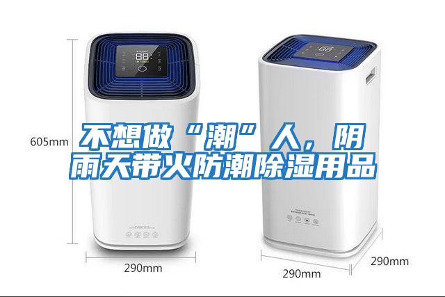 不想做“潮”人，陰雨天帶火防潮除濕用品