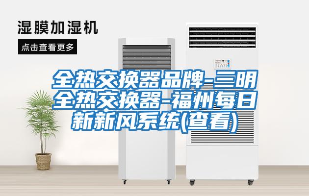 全熱交換器品牌-三明全熱交換器-福州每日新新風(fēng)系統(tǒng)(查看)