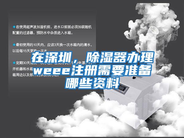 在深圳，除濕器辦理weee注冊(cè)需要準(zhǔn)備哪些資料