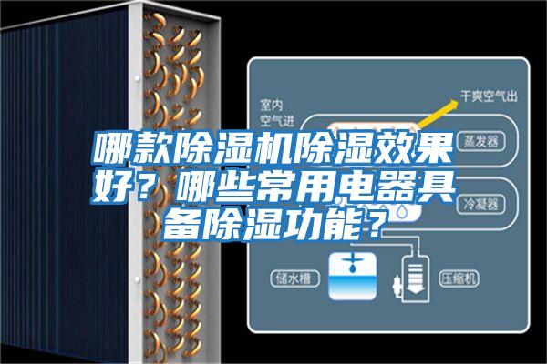 哪款除濕機(jī)除濕效果好？哪些常用電器具備除濕功能？