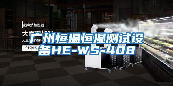 廣州恒溫恒濕測試設(shè)備HE-WS-408