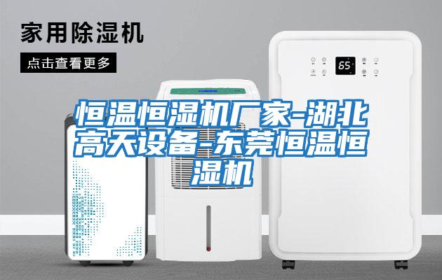 恒溫恒濕機廠家-湖北高天設備-東莞恒溫恒濕機