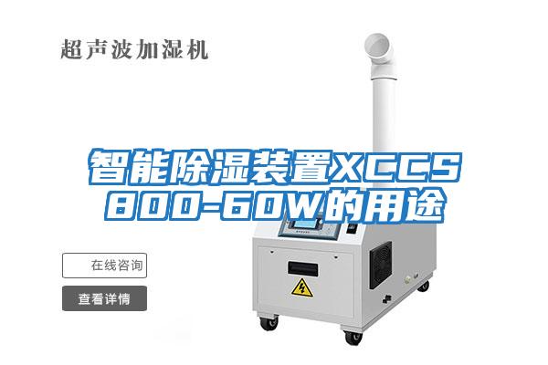 智能除濕裝置XCCS800-60W的用途