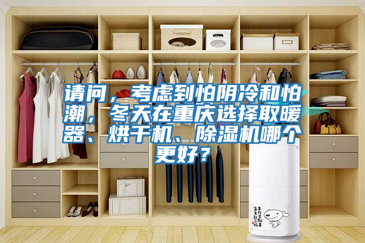 請問，考慮到怕陰冷和怕潮，冬天在重慶選擇取暖器、烘干機、除濕機哪個更好？