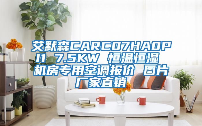 艾默森CARC07HA0PI1 7.5KW 恒溫恒濕 機房專用空調報價 圖片廠家直銷