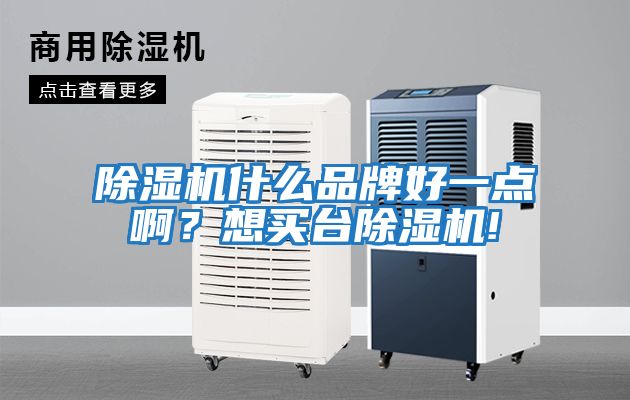 除濕機(jī)什么品牌好一點(diǎn)?。肯胭I臺(tái)除濕機(jī)!