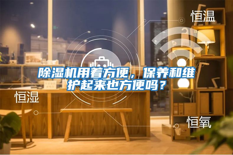 除濕機用著方便，保養(yǎng)和維護起來也方便嗎？