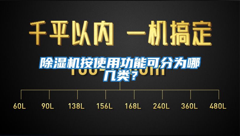 除濕機按使用功能可分為哪幾類？