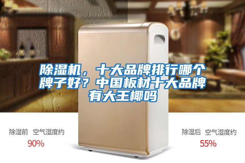 除濕機，十大品牌排行哪個牌子好？中國板材十大品牌有大王椰嗎