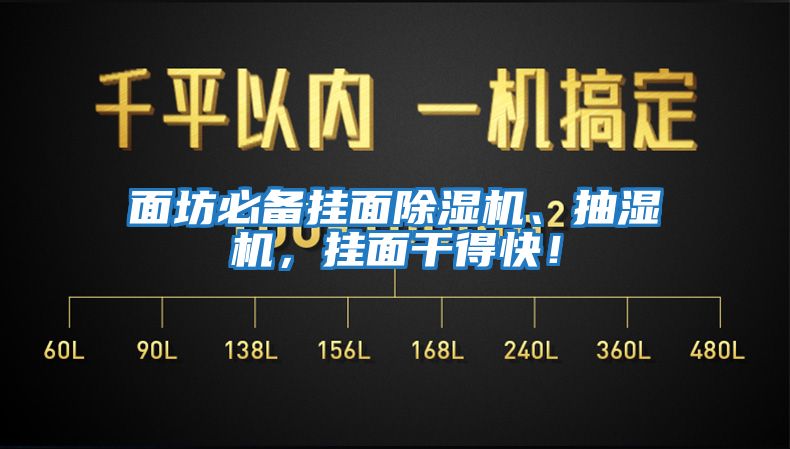 面坊必備掛面除濕機(jī)、抽濕機(jī)，掛面干得快！