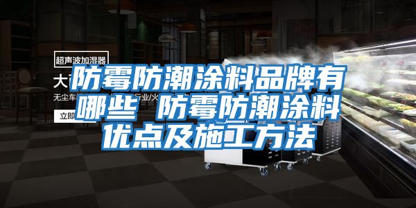 防霉防潮涂料品牌有哪些 防霉防潮涂料優(yōu)點及施工方法